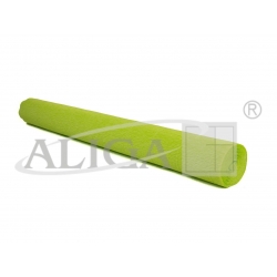 KREPINA DEKORACYJNA 180G ZIELONY GROSZEK 50x250cm ALIGA , bibuła marszczona, bibuła karbowana / bibuła gufrowana / KD-558